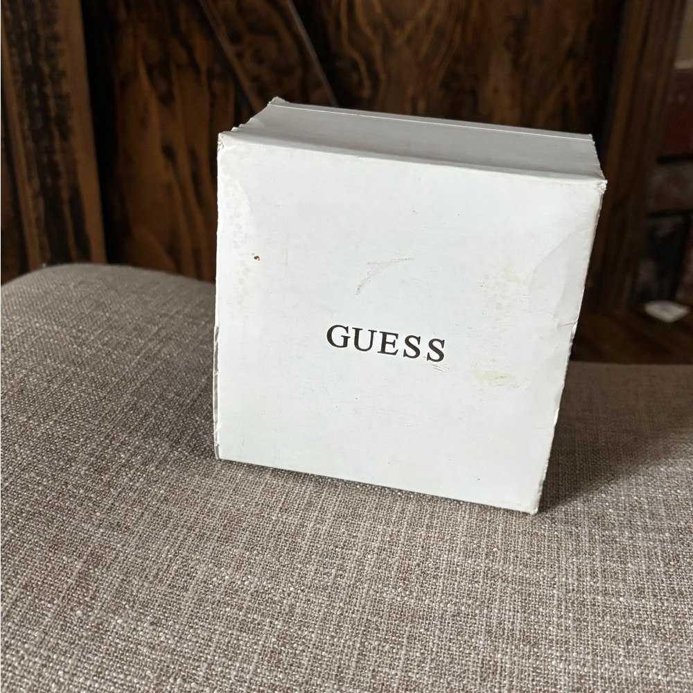 Guess Women's Silver and Black Watch - Picture 3 of 8